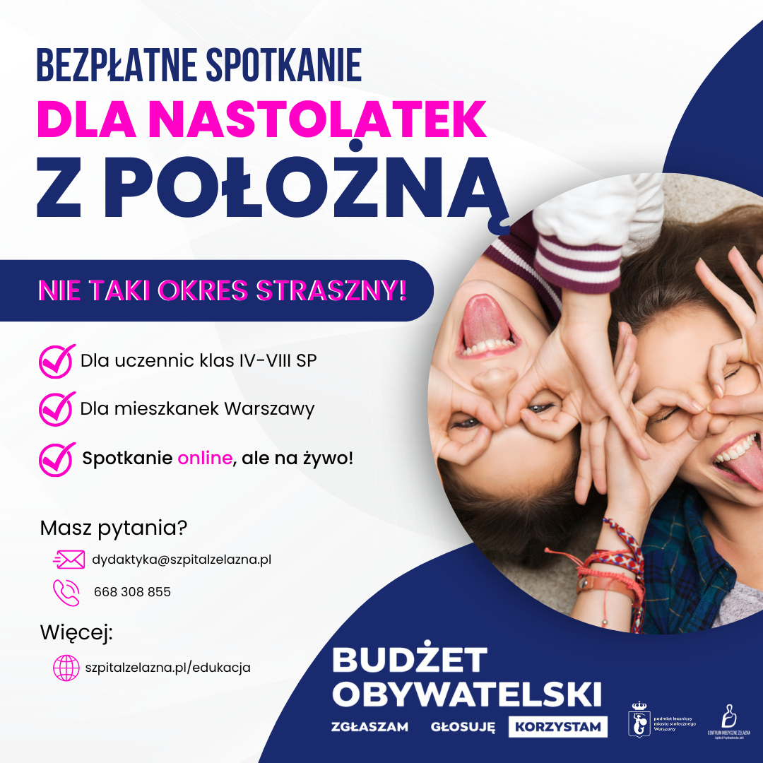Spotkania z położną. Program edukacji dla nastolatek. III EDYCJA