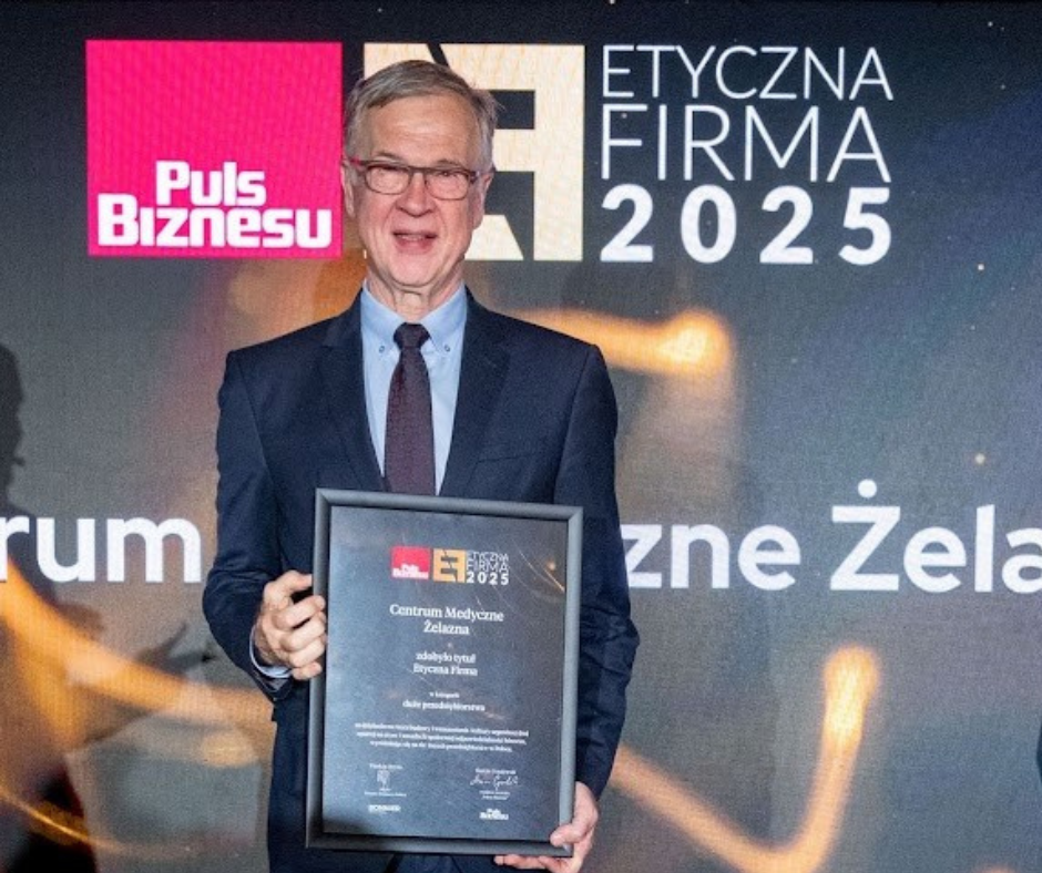 Centrum Medyczne „Żelazna” laureatem konkursu Etyczna Firma 2025