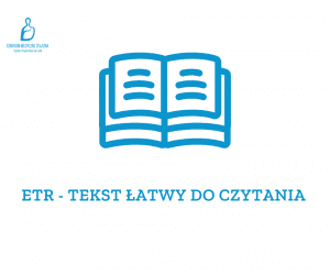 otwiera stronę z tekstem łatwym do czytania